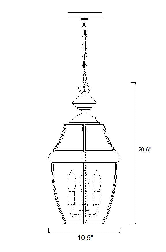Westover 20.75-in Outdoor Hanging