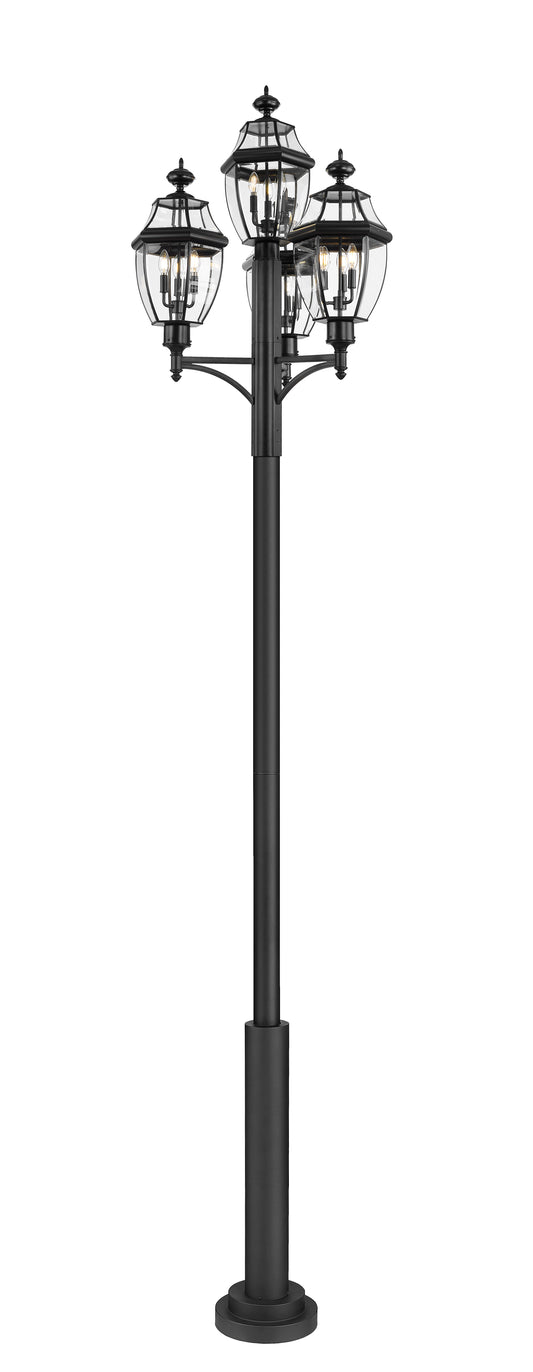 Westover 3 Light Outdoor Post Mount Fixture