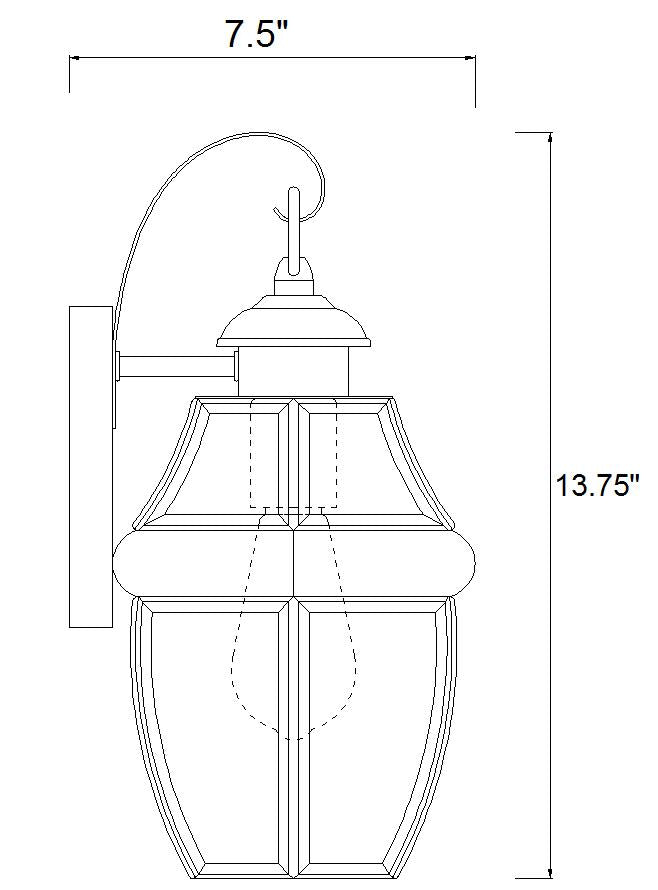 Westover 13.75-in Outdoor