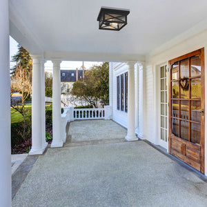 Brookside 12-in Outdoor Flush Mount