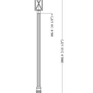 Brookside 1 Light Outdoor Post Mounted Fixture