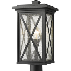 Brookside 1 Light Outdoor Post Mount Fixture