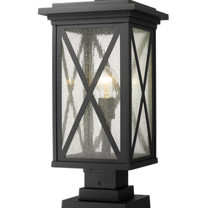 Brookside 1 Light Outdoor Pier Mounted Fixture