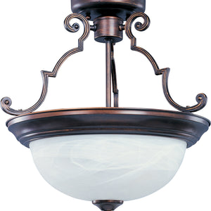 Essentials 2-Light Semi-Flush Mount