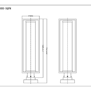 Dunbroch 1 Light Outdoor Pier Mounted Fixture