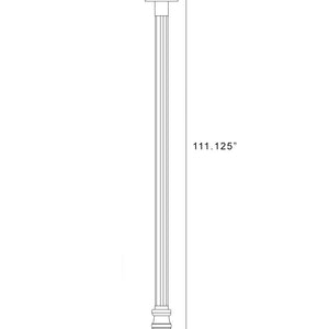 Dunbroch 1 Light Outdoor Post Mounted Fixture