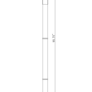 Dunbroch 1 Light Outdoor Post Mounted Fixture