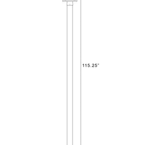 Dunbroch 1 Light Outdoor Post Mounted Fixture