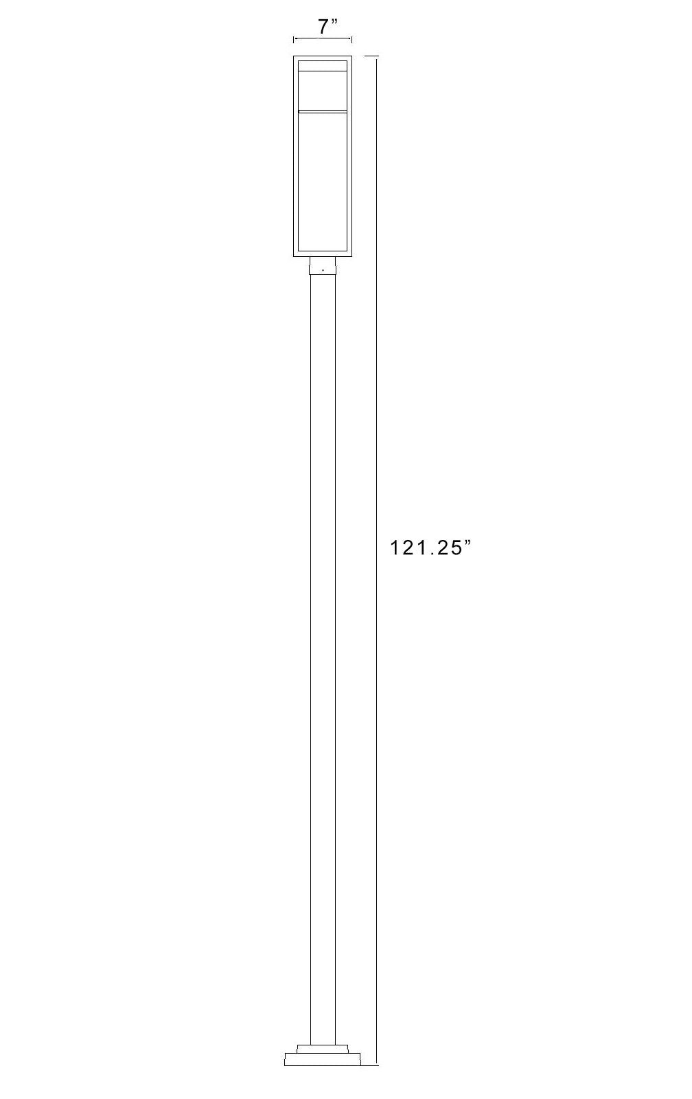 Barwick 1 Light Outdoor Post Mounted Fixture
