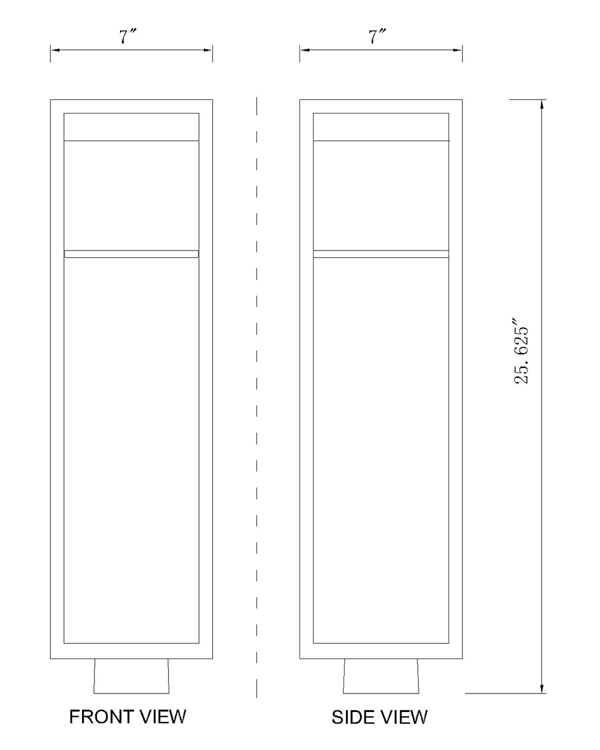 Barwick 1 Light Outdoor Post Mount Fixture