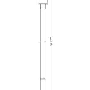 Barwick 1 Light Outdoor Post Mounted Fixture
