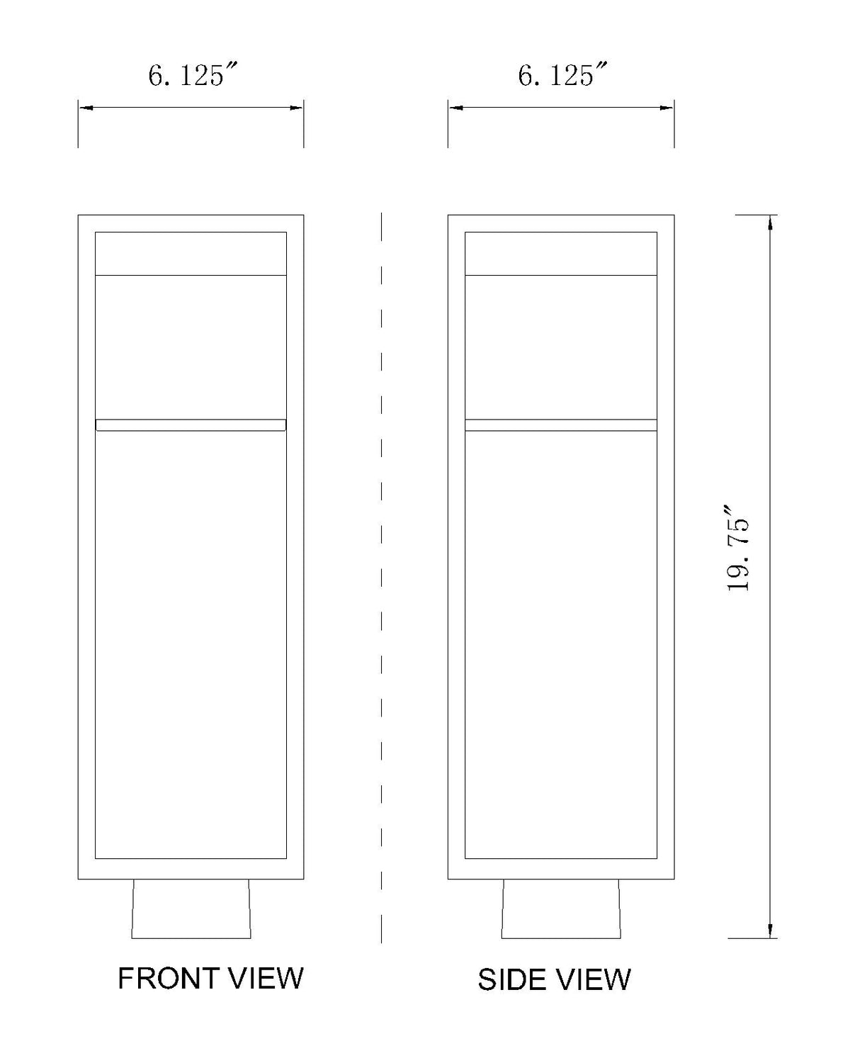 Barwick 1 Light Outdoor Post Mount Fixture