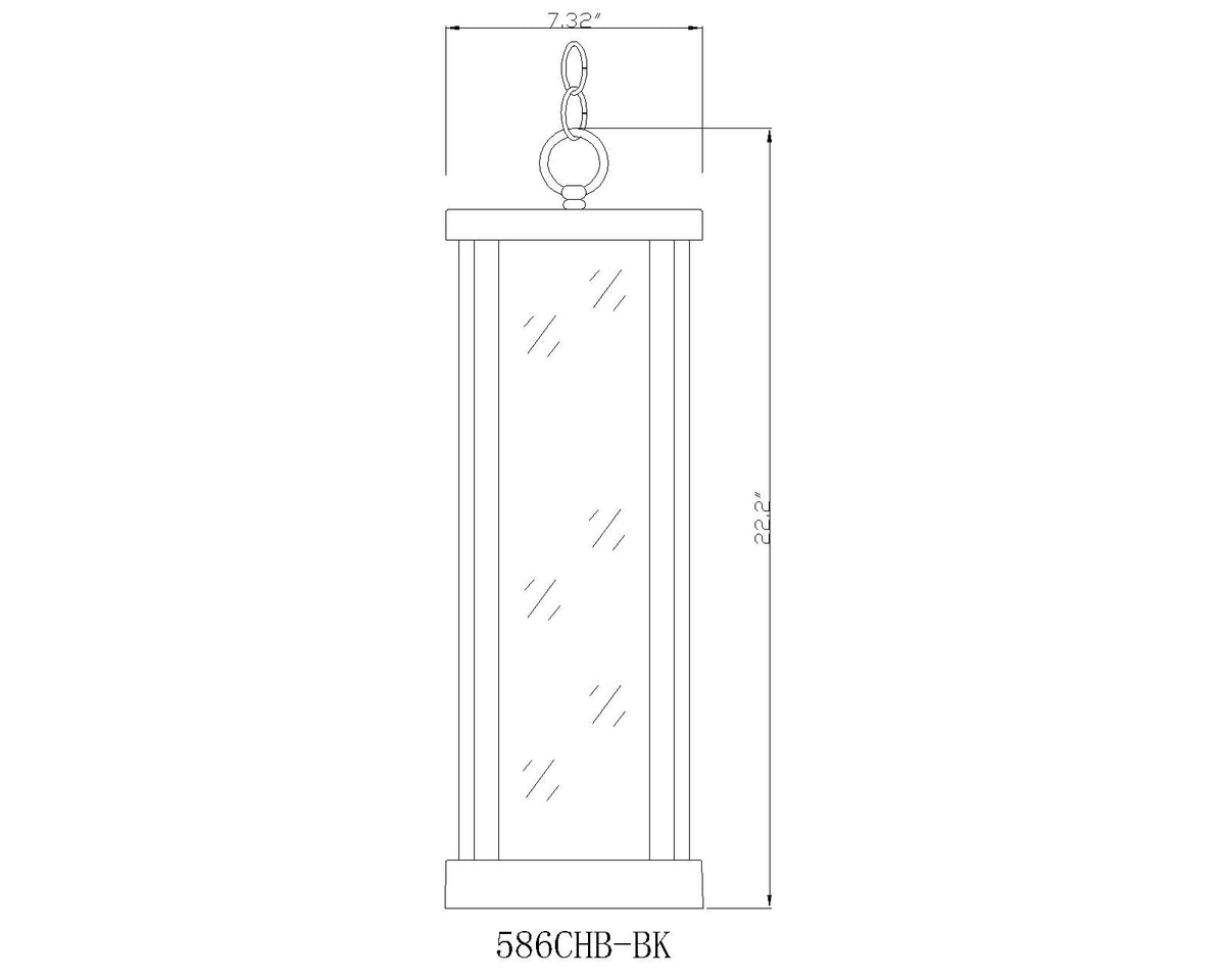 Glenwood 22.25-in Outdoor Hanging