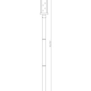 Glenwood 1 Light Outdoor Post Mounted Fixture