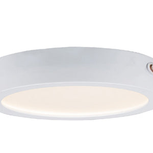 Wafer 7" RD LED Surface Mount 3000K EM Backup