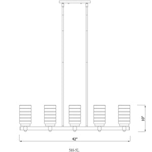Tahoe 42-in Outdoor Linear