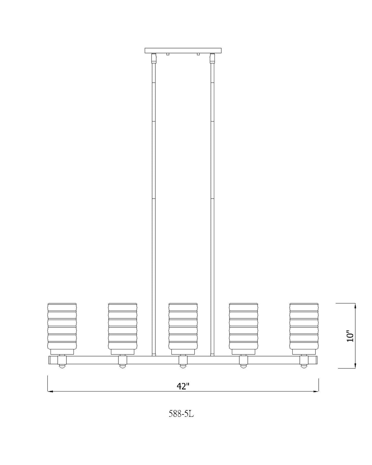 Tahoe 42-in Outdoor Linear
