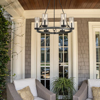 Marlow 31-in Outdoor Chandelier