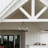 Marlow 31-in Outdoor Chandelier