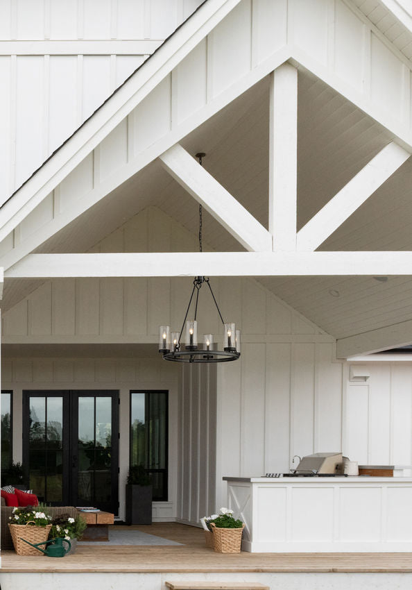 Marlow 31-in Outdoor Chandelier