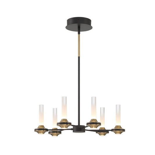 Torcia 6-Light 24" Integrated LED Pendant Chandelier