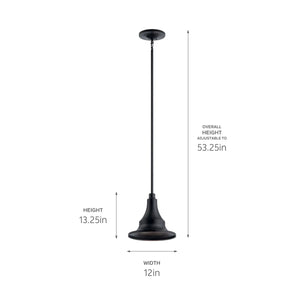Hampshire Outdoor Pendant 1Lt