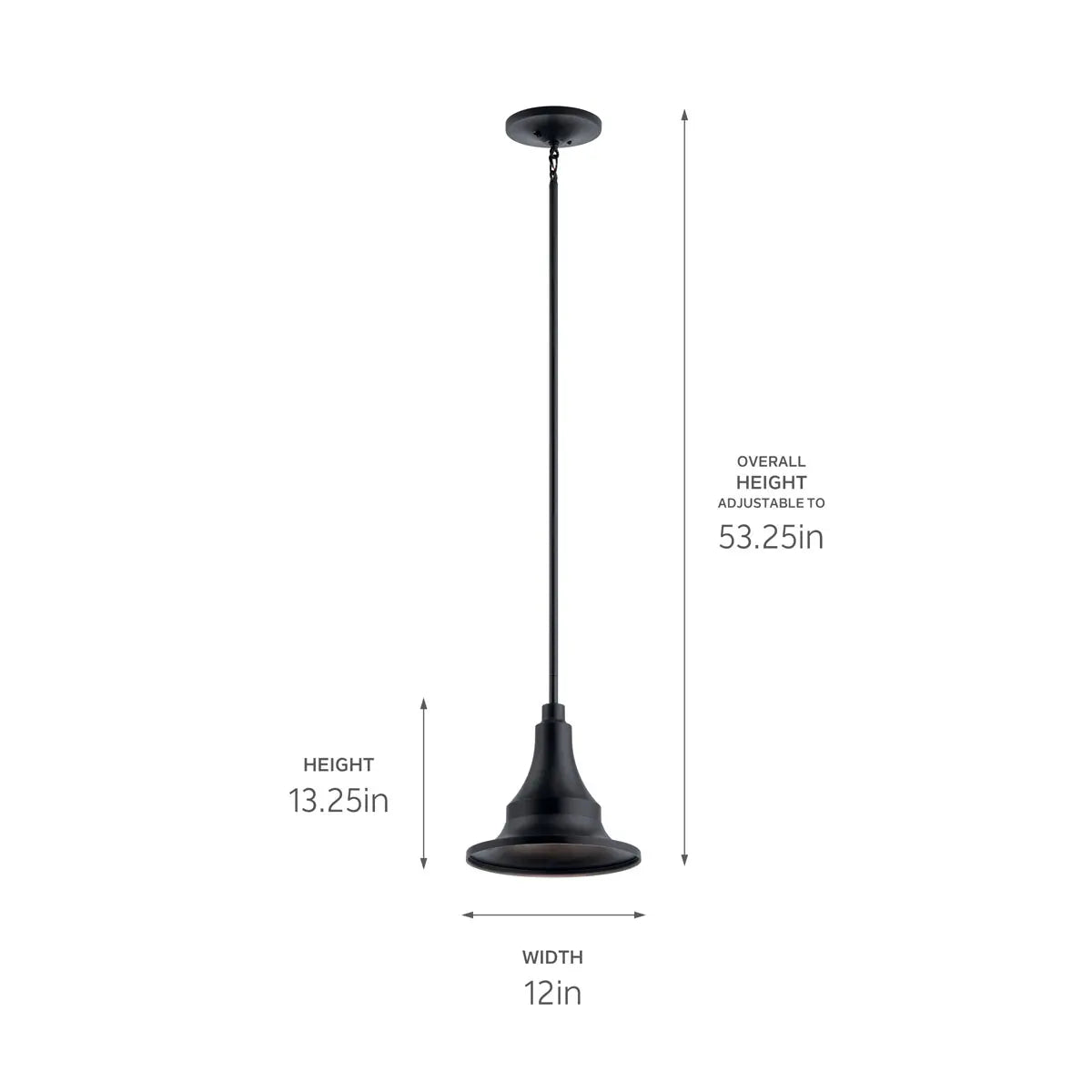 Hampshire Outdoor Pendant 1Lt