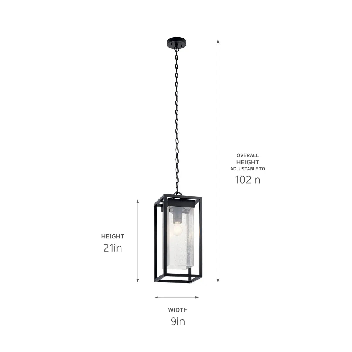 Mercer Outdoor Pendant 1Lt