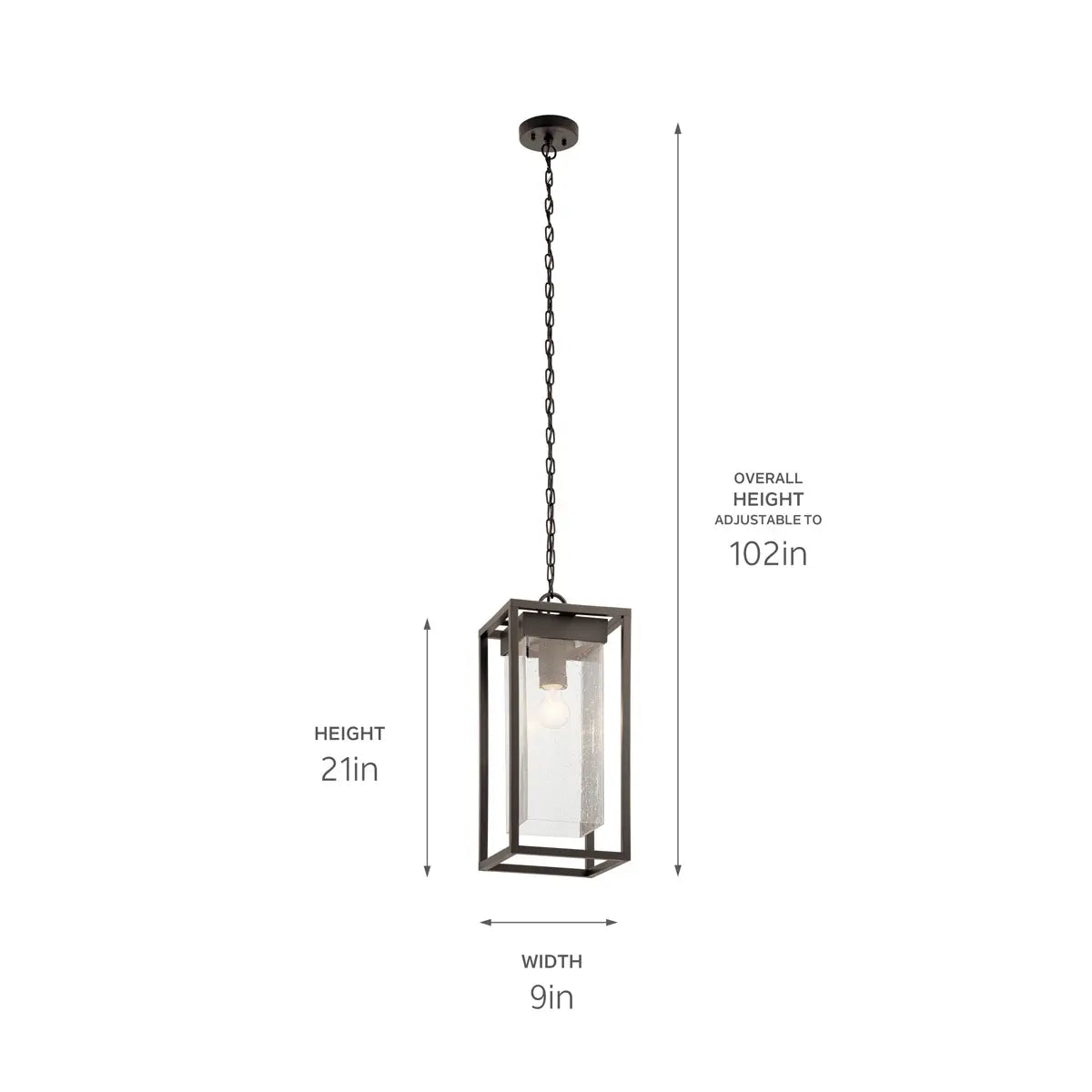 Mercer Outdoor Pendant 1Lt