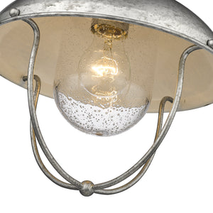 Ansel 11-in Outdoor Flush Mount 1 x 100W - Medium