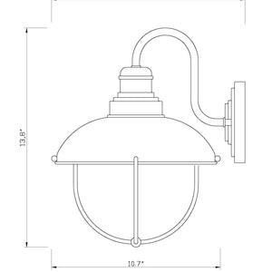 Ansel 14-in Outdoor 1 x 100W - Medium