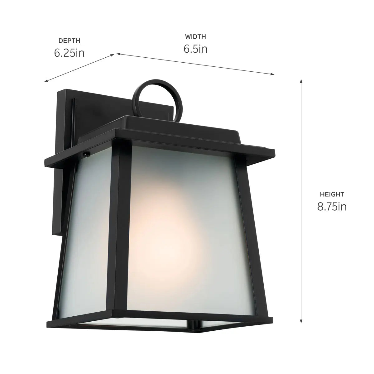 Noward Outdoor Wall Small 6.5" W x 8.75" H x 6.25" D