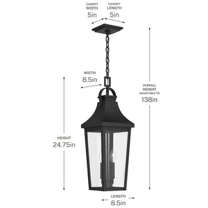Cleary Outdoor Pendant 2Lt
