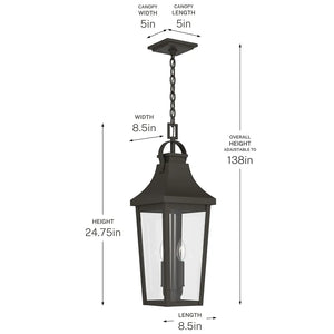 Cleary Outdoor Pendant 2Lt
