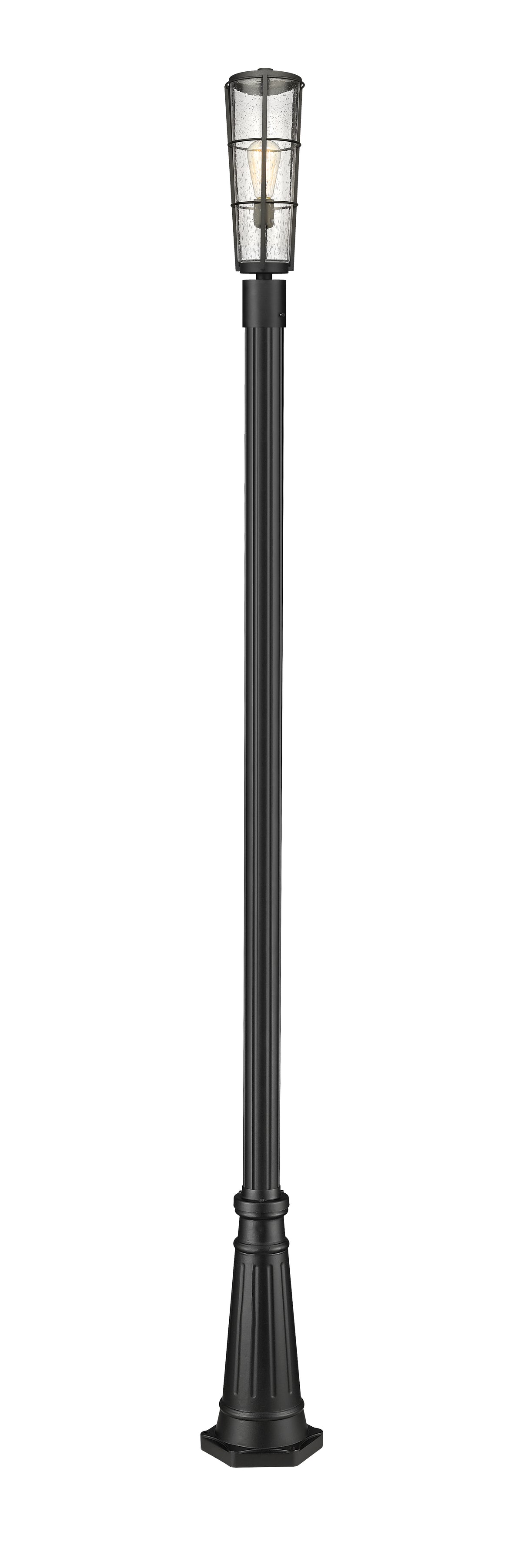Helix 1 Light Outdoor Post Mounted Fixture