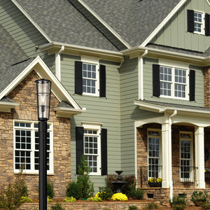 Helix 1 Light Outdoor Post Mounted Fixture