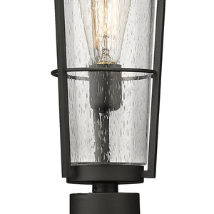 Helix 1 Light Outdoor Post Mounted Fixture