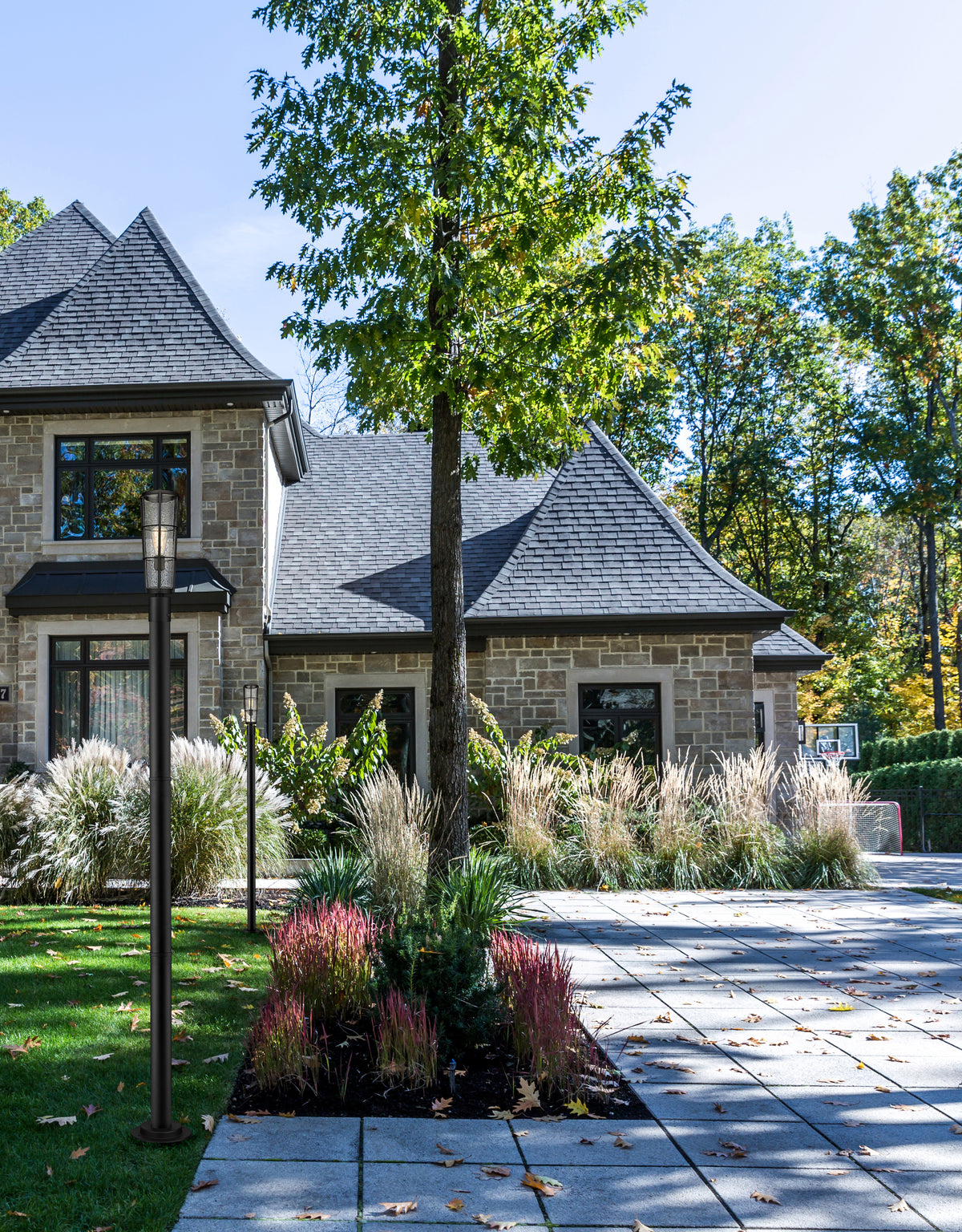 Helix 1 Light Outdoor Post Mounted Fixture