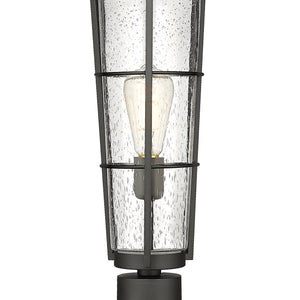 Helix 1 Light Outdoor Post Mount Fixture