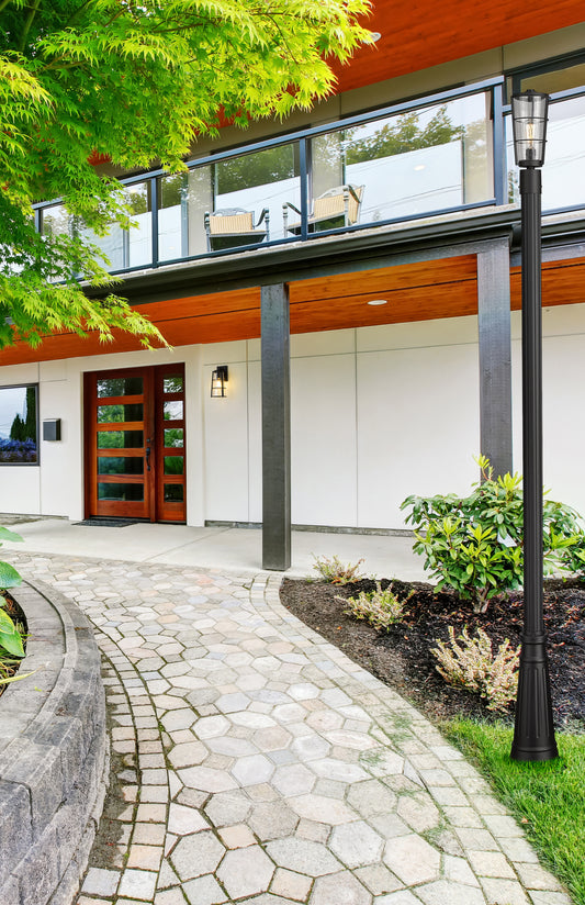 Helix 1 Light Outdoor Post Mounted Fixture
