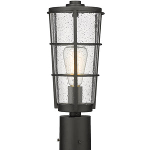 Helix 1 Light Outdoor Post Mount Fixture