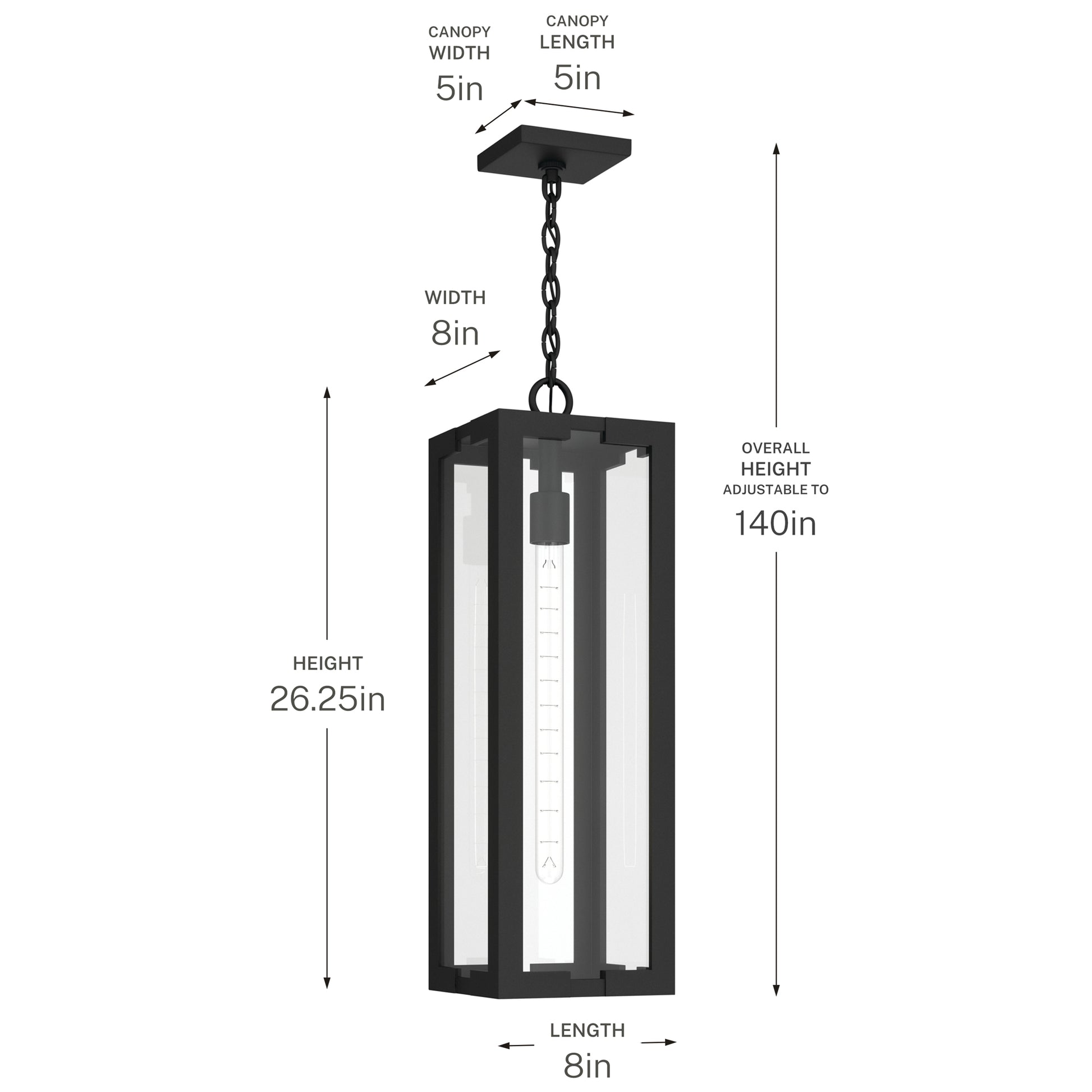 Calen Outdoor Pendant 1Lt