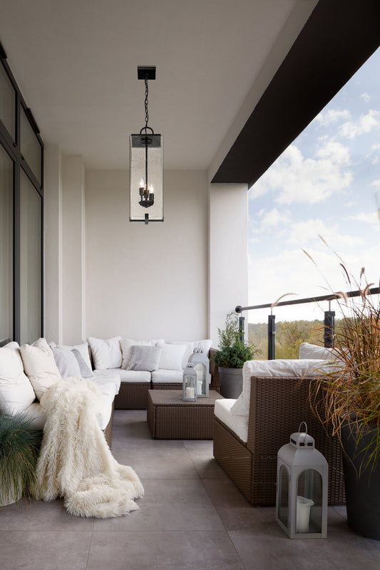 Sana 3 Light Outdoor Chain Mount Ceiling Fixture