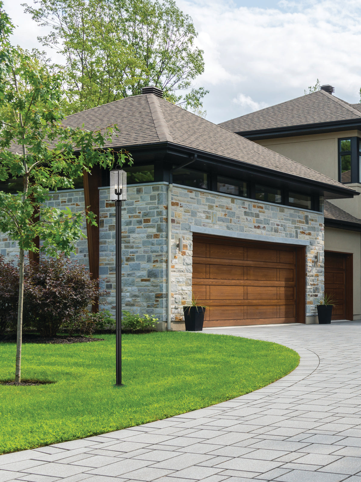 Sana 2 Light Outdoor Post Mounted Fixture