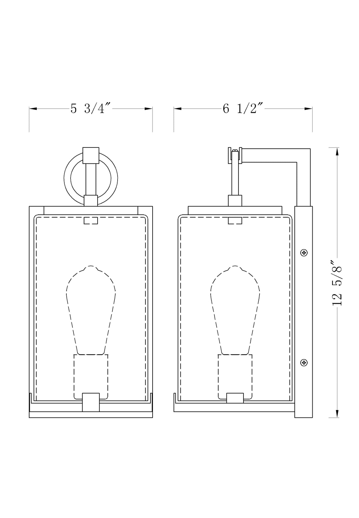 Sana 1 Light Outdoor Wall Light