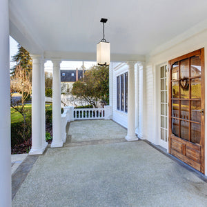 Sana 1 Light Outdoor Chain Mount Ceiling Fixture