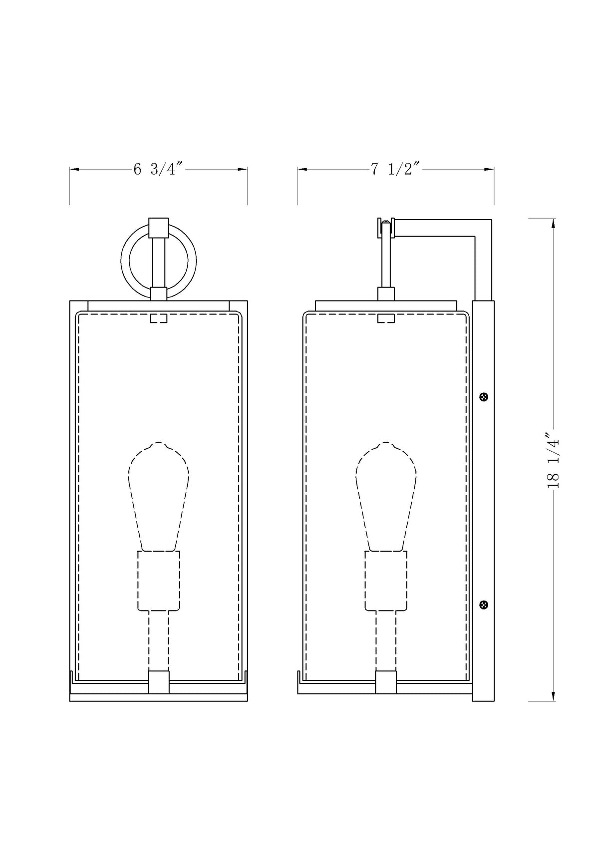 Sana 1 Light Outdoor Wall Light
