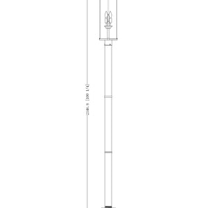 Sana 3 Light Outdoor Post Mounted Fixture