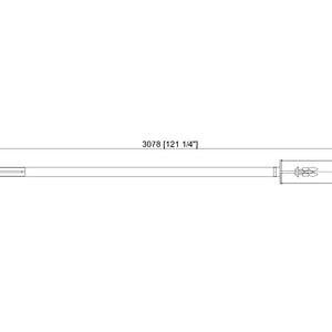 Sana 3 Light Outdoor Post Mounted Fixture