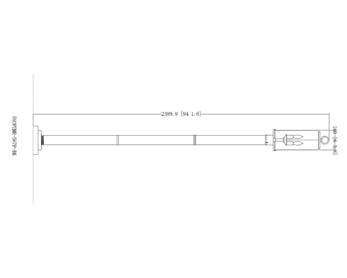 Sana 2 Light Outdoor Post Mounted Fixture